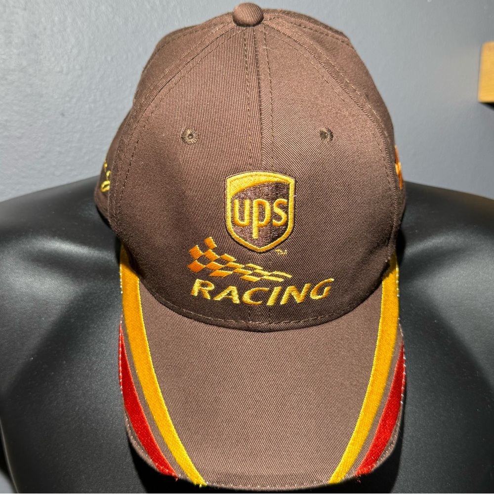 Chase Authentics NASCAR‎ Dale Jarrett UPS Racing Brown # 88 Adjustable OSFM Hat